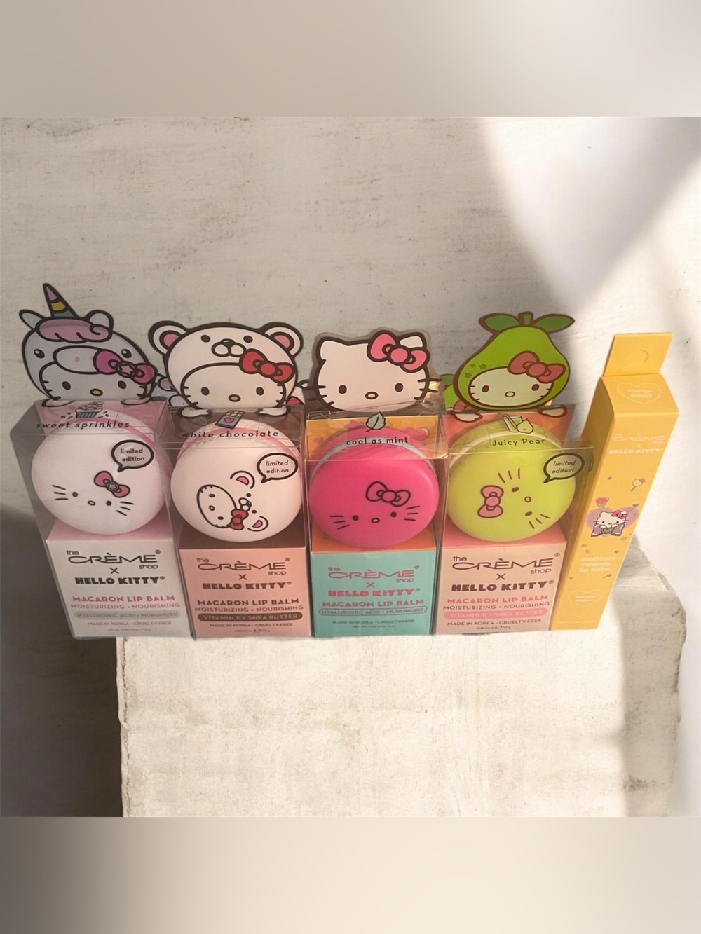 5X The Crème Shop x Hello Kitty Lip Balm Bundle